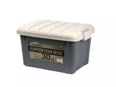 Ящик рыболовный Следопыт Expedition Box 30л 500х360х320мм / PF-EB-04 (графит/бежевый)