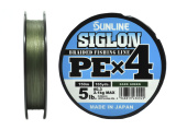Плетёный шнур Sunline SIGLON PEx4 #0.3/5lb 150m Dark Green Плетёный шнур Sunline SIGLON PEx4 #0.3/5lb 150m Dark Green