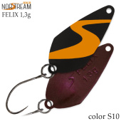 Блесна колеблющаяся NORSTREAM FELIX 3,0 г цв. S10