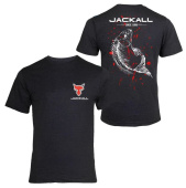 Футболка Jackall Fish Bone цвет антрацит размер XL