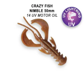 Приманка силиконовая Crazy Fish Nimble 2" 50-50-14-6-F