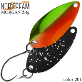 Блесна колеблющаяся NORSTREAM MORGAN 2,4 г цв. 201