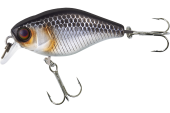 Воблер JACKALL Chubby 38SR Silent цв.uv mat silver & black Воблер JACKALL Chubby 38SR Silent цв.uv mat silver & black