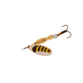 Блесна вращающаяся Norstream Silta Spinner №0  2гр  цв. silver black/yellow