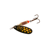 Блесна вращающаяся Norstream Black Killer №0  2,5гр  цв. black yellow dots