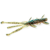 Приманка FishUp Shrimp 3" (9pcs.), #017 - Motor Oil Pepper Приманка FishUp Shrimp 3" (9pcs.), #017 - Motor Oil Pepper