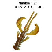 Приманка силиконовая Crazy Fish  Nimble 1.2" 76-30-14-6
