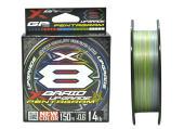 Плетёный шнур YGK X-Braid Upgrade X8 Pentagram #0.6/14lb 150m