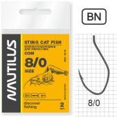Крючок NAUTILUS CAT FISH СОМ 1219BN №4/0 (4шт) Крючок NAUTILUS CAT FISH СОМ 1219BN №4/0 (4шт)