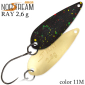 Блесна колеблющаяся NORSTREAM RAY 2,6 г цв. 11M