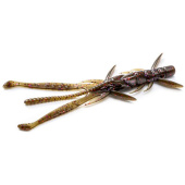 Приманка FishUp Shrimp 3" (9pcs.), #050 - Green Pumpkin Brown/Red & Purple Приманка FishUp Shrimp 3" (9pcs.), #050 - Green Pumpkin Brown/Red & Purple