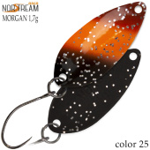 Блесна колеблющаяся NORSTREAM MORGAN 2,4 г цв. 25