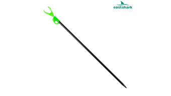 Стойка телескопическая металл черная 1,8 м с зажимом