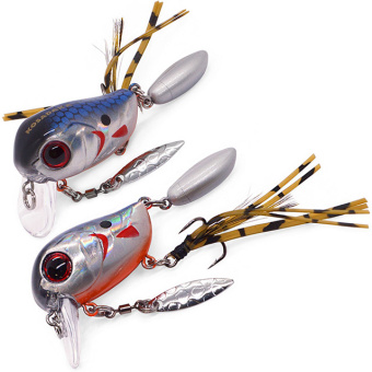 Воблер Kosadaka Micro Tappy 54F 54мм, 4.8гр, цв. GTC