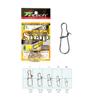 Застежка Intech Quick Snap 10шт #2 Застежка Intech Quick Snap 10шт #2