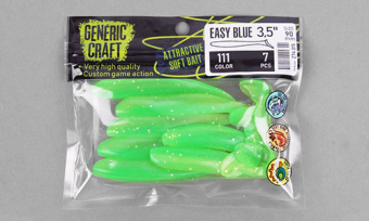 Мягкая приманка Generic Craft Easy blue 3,5in, 9см, цв.111
