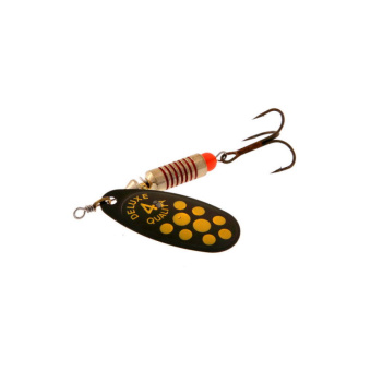 Блесна вращающаяся Norstream Black Killer №0  2,5гр  цв. black yellow dots