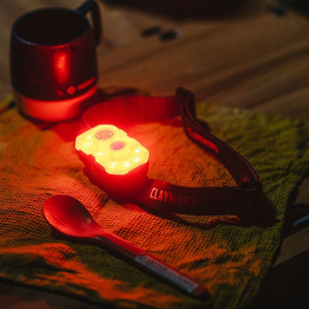Фонарь налобный Claymore Heady+ Diffused Red