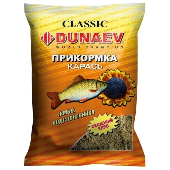 Прикормка "DUNAEV КЛАССИКА" 0.9кг Карась Жмых Подсолнечника