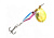 Блесна Mottomo Spin Blade R #1 5g Silver Gold