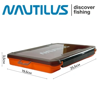 Коробка для приманок Nautilus Orange NB1-255OR 25,5*19,5*3,5