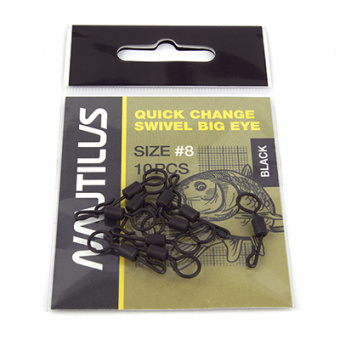 Быстросъемный вертлюг с большим ухом Nautilus Quick Change big eye #8