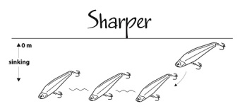 Воблер Mottomo Sharper 70S 26,5g Silver Ice