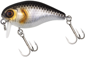 Воблер JACKALL Chubby 38F SSR 4,2g uv mat silver & black