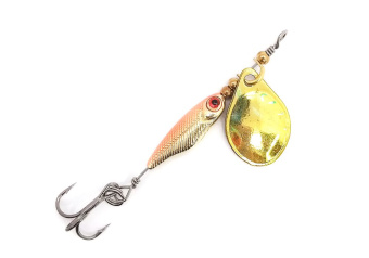 Блесна Mottomo Spin Blade R #2 6.5g Gold Gold