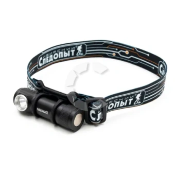 Фонарь налобный "СИБИРСКИЙ СЛЕДОПЫТ-Тензор", съемный, 1 LED, аккум.1x800mAh/200/