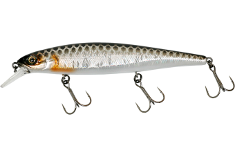 Воблер JACKALL Mag Squad 115SP 16g hl silver & black