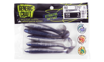 Мягкая приманка Generic Craft Fat 3,75in, 9,5см, цв.108