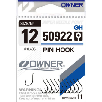 Крючки Owner PIN HOOK сер. 50922 №14 (12шт) Крючки Owner PIN HOOK сер. 50922 №14 (12шт)