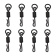 Быстросъемный вертлюг с кольцом Nautilus Quick Change O Ring Swivel # 8 Быстросъемный вертлюг с кольцом Nautilus Quick Change O Ring Swivel # 8