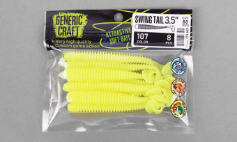 Мягкая приманка Generic Craft Swing Tail 3.5in цв. 107