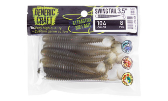 Мягкая приманка Generic Craft Swing Tail 3.5in цв. 104