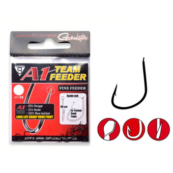 Крючки Gamakatsu A1 Team Feeder Fine Feeder №14 (15шт) Крючки Gamakatsu A1 Team Feeder Fine Feeder №14 (15шт)
