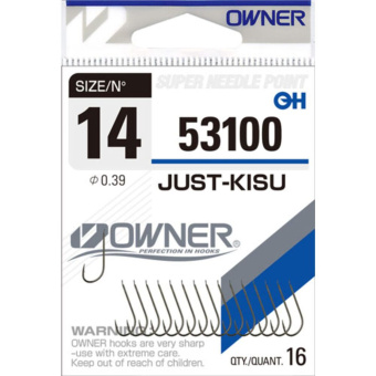 Крючки Owner JUST-KISU сер. 53100 №12 (15шт)