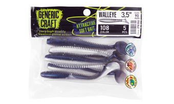 Мягкая приманка Generic Craft Walleye 3,5in, 9см, цв.108