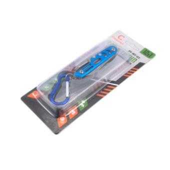 Мультитул "СЛЕДОПЫТ" с карабином, 12 предметов, на блистере