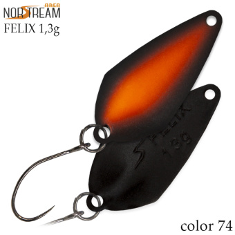 Блесна колеблющаяся NORSTREAM FELIX 3,0 г цв. 74