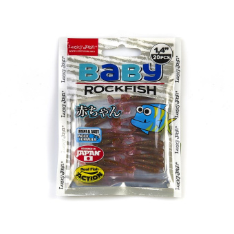 Мягкая приманка Lucky John Baby Rockfish 1.4'' цв. S14