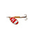 Блесна вращающаяся Norstream Aero Spinner №0  2,5гр, цв. silver/red/white