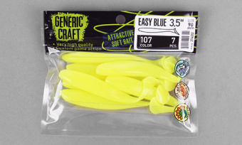 Мягкая приманка Generic Craft Easy blue 3,5in, 9см, цв.107