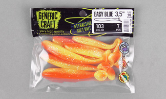 Мягкая приманка Generic Craft Easy blue 3,5in, 9см, цв.103