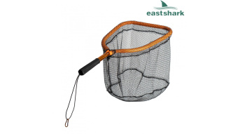 Подсак EastShark бортовой квадрат прорезиненный с поплавком