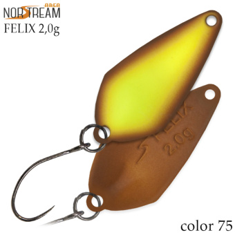 Блесна колеблющаяся NORSTREAM FELIX 2,3 г цв. 75М