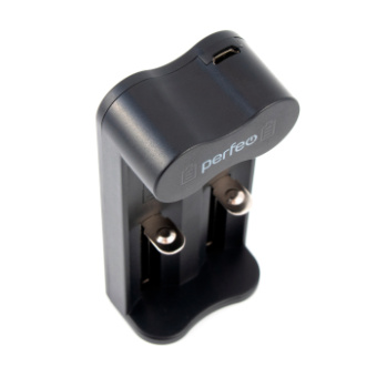 Зарядное устройство Perfeo для аккум. Li-Ion 18650, 5В, 2 слота