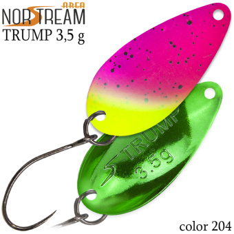 Блесна колеблющаяся NORSTREAM TRUMP 3,5 г цв. 204