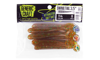 Мягкая приманка Generic Craft Swing Tail 3.5in цв. 114